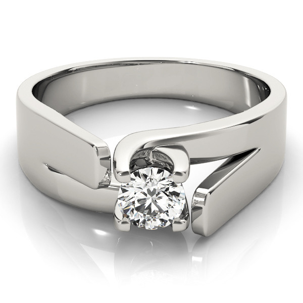 Mercy Lab Grown 4 Prong Classic Solitaire Engagement Diamond Ring
