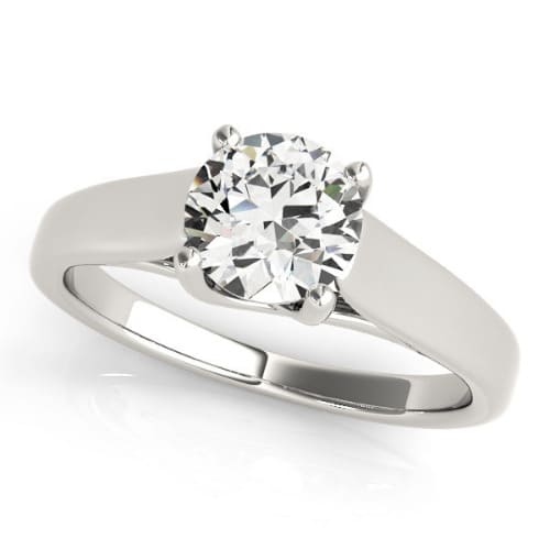 Marianna Natural 4 Prong Solitaire Diamond Ring