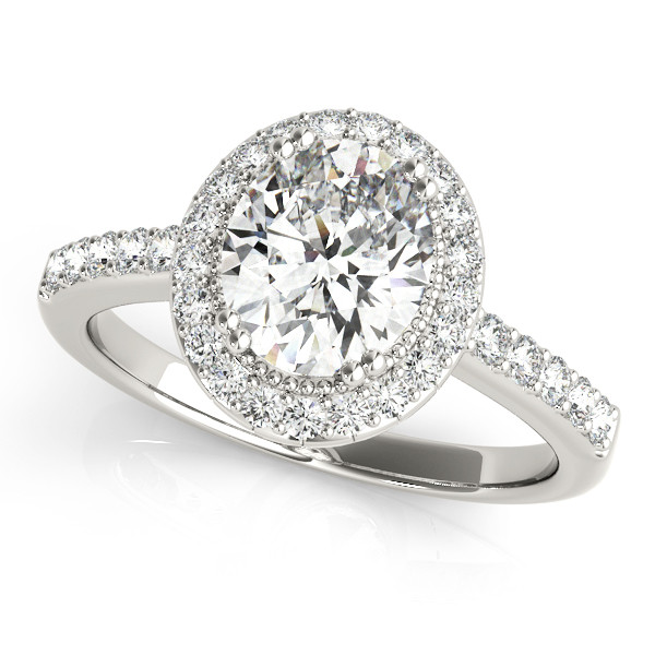 Jillian Natural Halo Diamond Ring