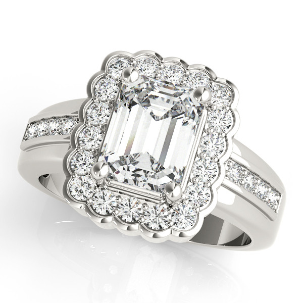Kaira Natural Halo Diamond Ring