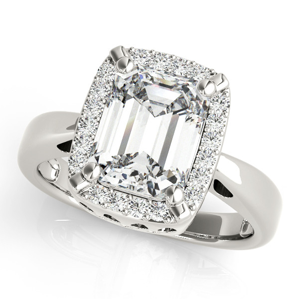 Julietta Natural Halo Diamond Ring