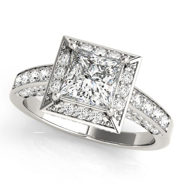 Kenya Natural Halo Diamond Ring