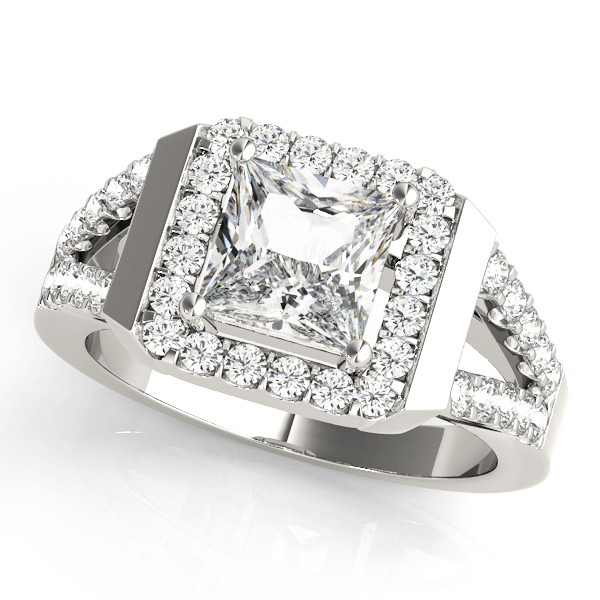 Letty Natural Halo Diamond Ring