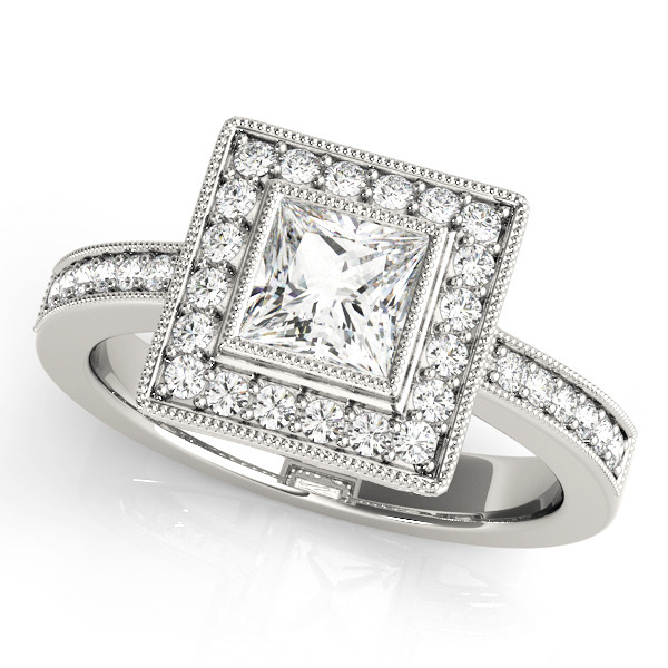 Lesly Natural Halo Diamond Ring