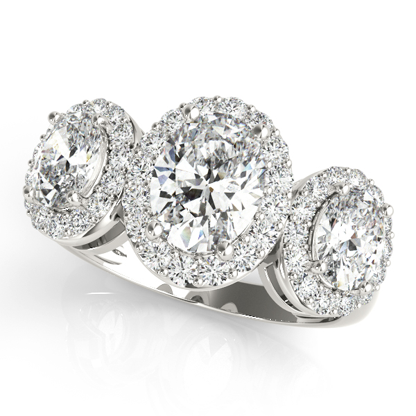 Kaleah Natural Halo Diamond Ring