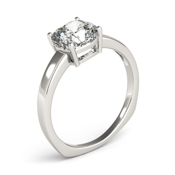 Bihin Natural Platinum Solitaire Diamond Ring