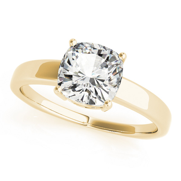 Bihin Natural Yellow Gold Solitaire Diamond Ring