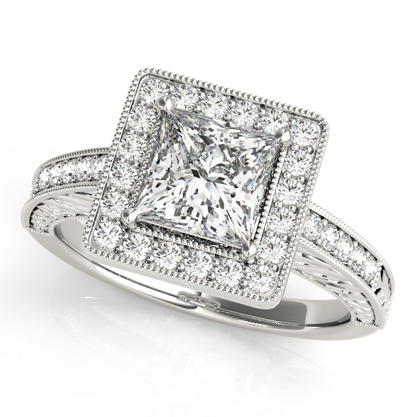 Khalia Natural Halo Diamond Ring