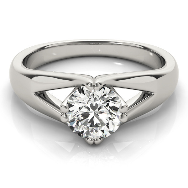 Moriah Lab Grown Double Prong Classic Solitaire Engagement Diamond Ring