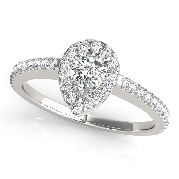 Lilia Lab Grown Halo Diamond Ring