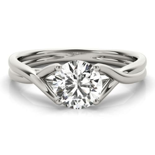 Maizy Natural 4 Prong Solitaire Diamond Ring