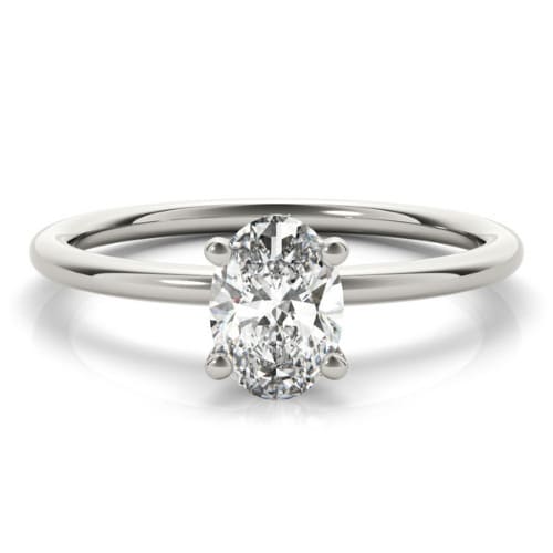 Nalyssa Lab Grown Diamond 4 Prong Classic Solitaire Engagement Ring