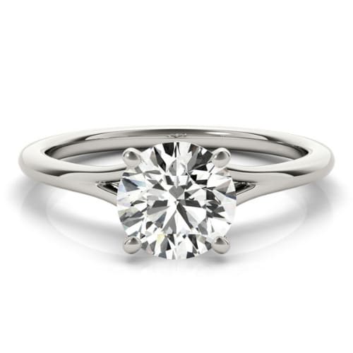 Melodie Lab Grown Diamond 4 Prong Classic Solitaire Engagement Ring