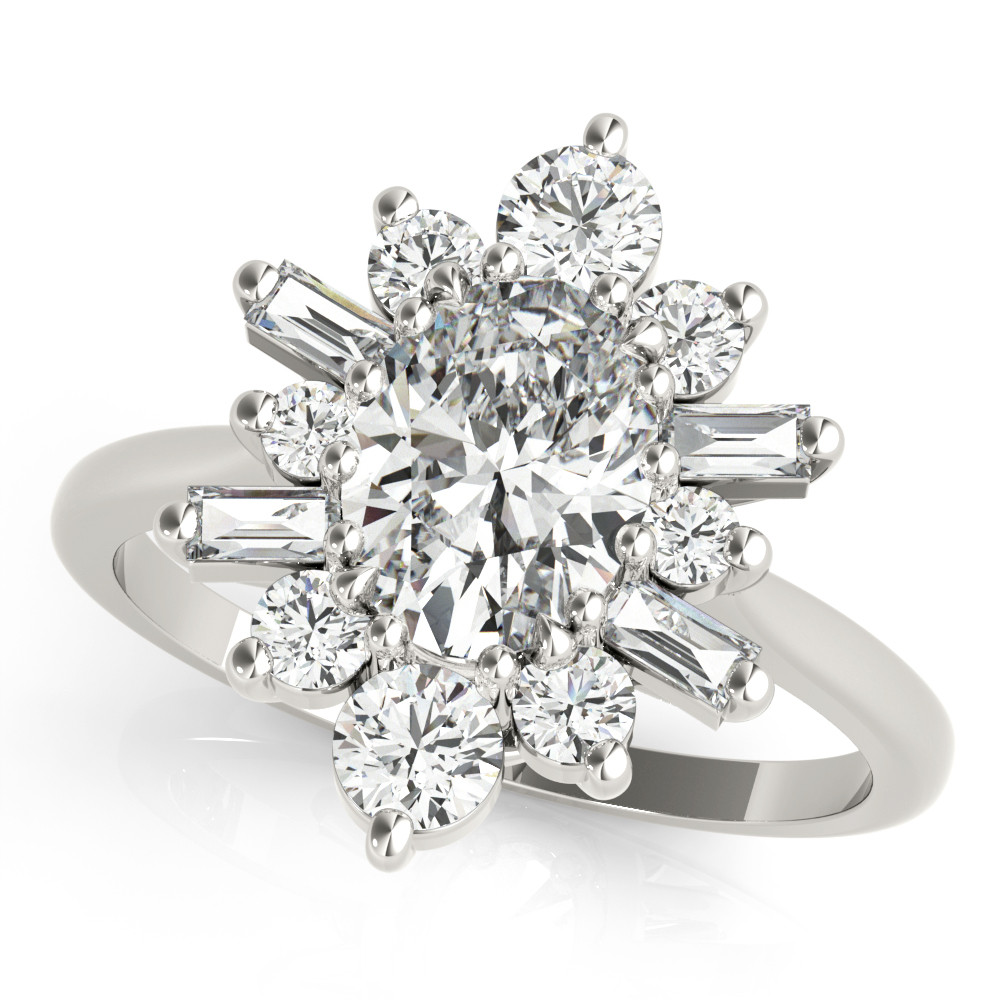 Korra Natural Halo Diamond Ring