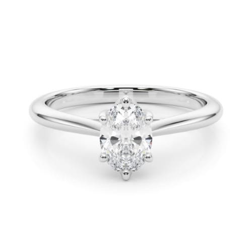 Mariah Lab Grown Diamond 6 Prong Classic Solitaire Engagement Ring