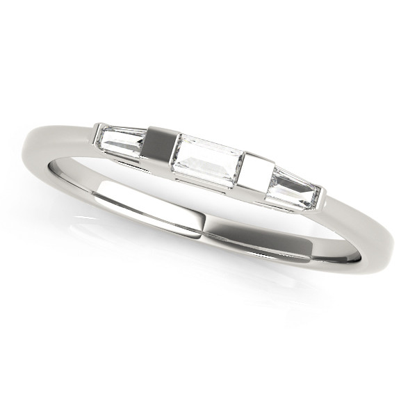 leann Lab Grown Bar-Set Trilogy Diamond Ring