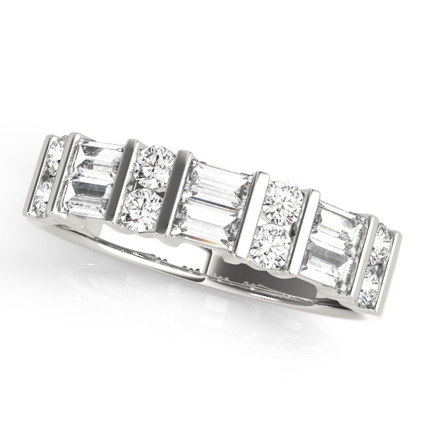 Marsali Lab Grown Bar-Set  Diamond Ring