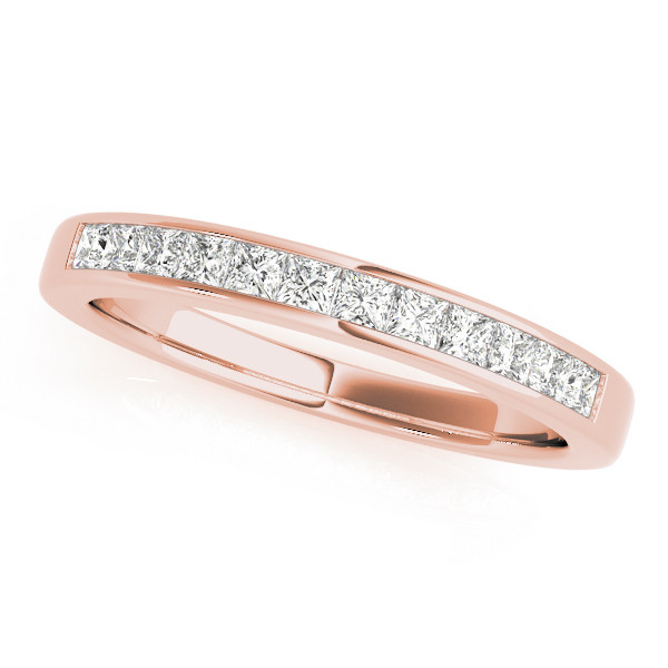Rosabelle Lab Grown Rose Gold Channel-Set  Diamond Ring