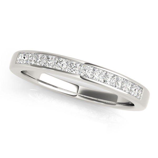 Rosabelle Lab Grown Platinum Channel-Set  Diamond Ring