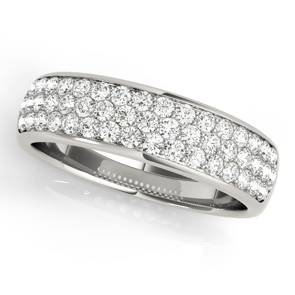 Cailynn Lab Grown Silver Pave-Set  Diamond Ring