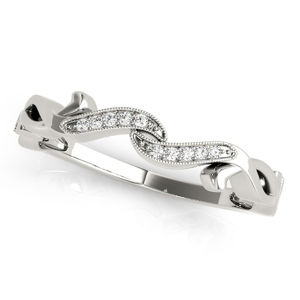 Chewa Natural White Gold Diamond for Women Wedding Ring