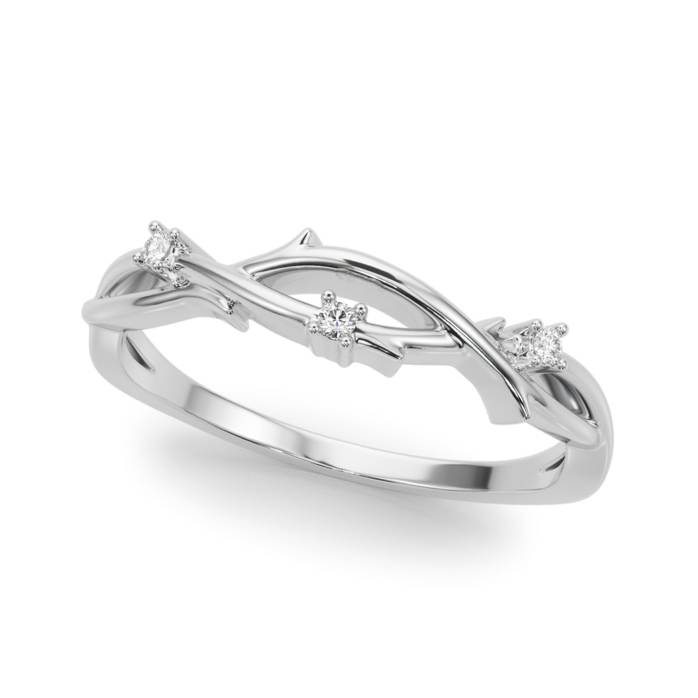 Calisha Lab Grown White Gold Diamond for Women Wedding Ring
