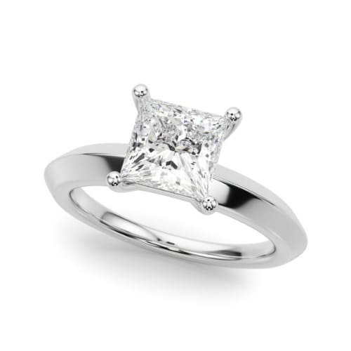 Oli Natural Diamond 4 Prong Classic Solitaire Engagement Ring