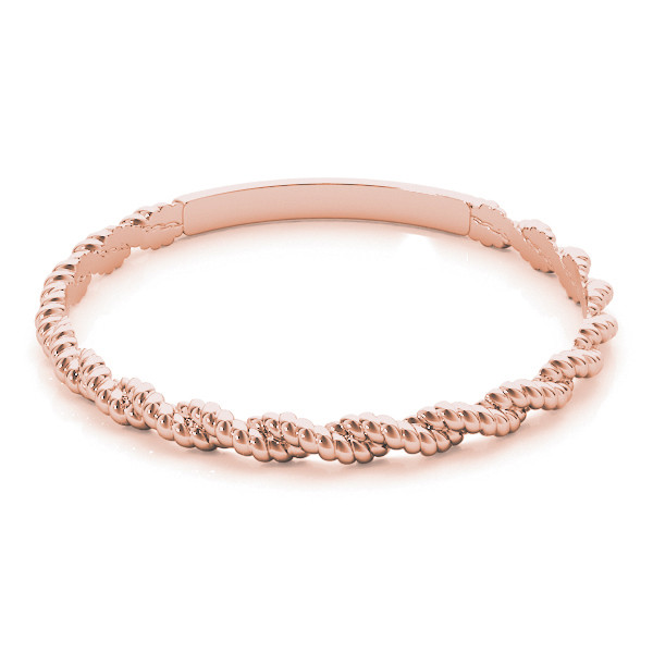 Cyane Rose Gold Plain for Women Wedding Ring