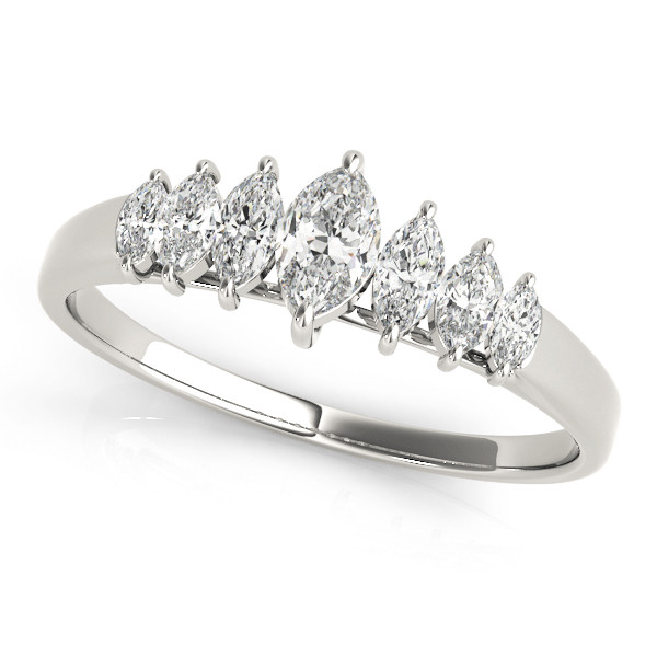 Pressley Lab Grown Prong-Set 7 Stone Diamond Ring