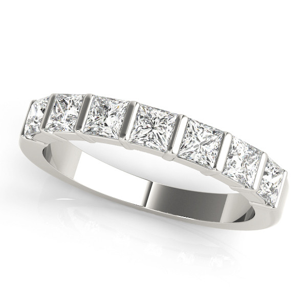 Aili Lab Grown Bar-Set  Diamond Ring