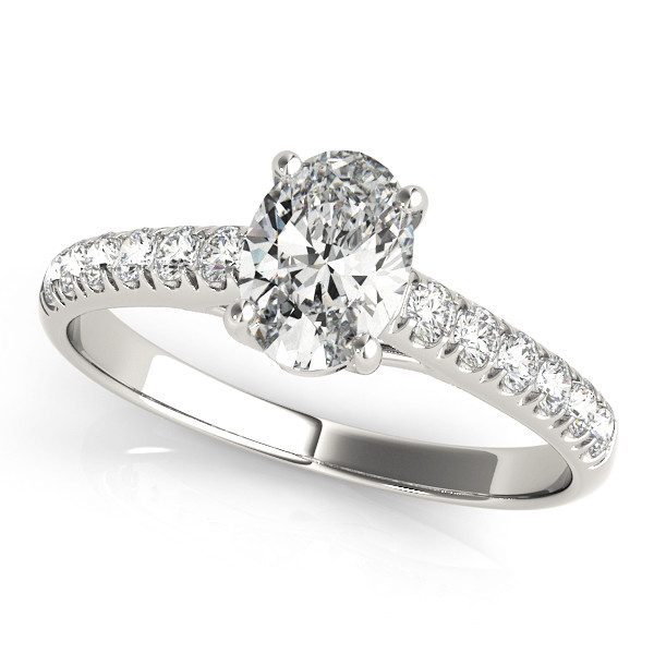 Lyrica Natural Halo Diamond Engagement Ring