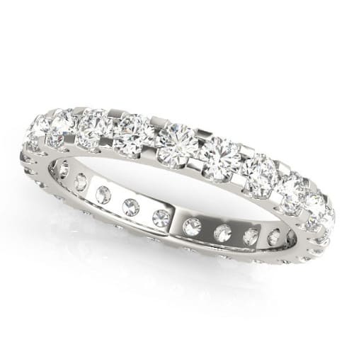 Elli Lab Grown Platinum Shared Prong  Diamond Ring