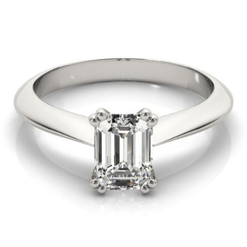 Damiya Natural Diamond Double Prong Classic Solitaire Engagement Ring
