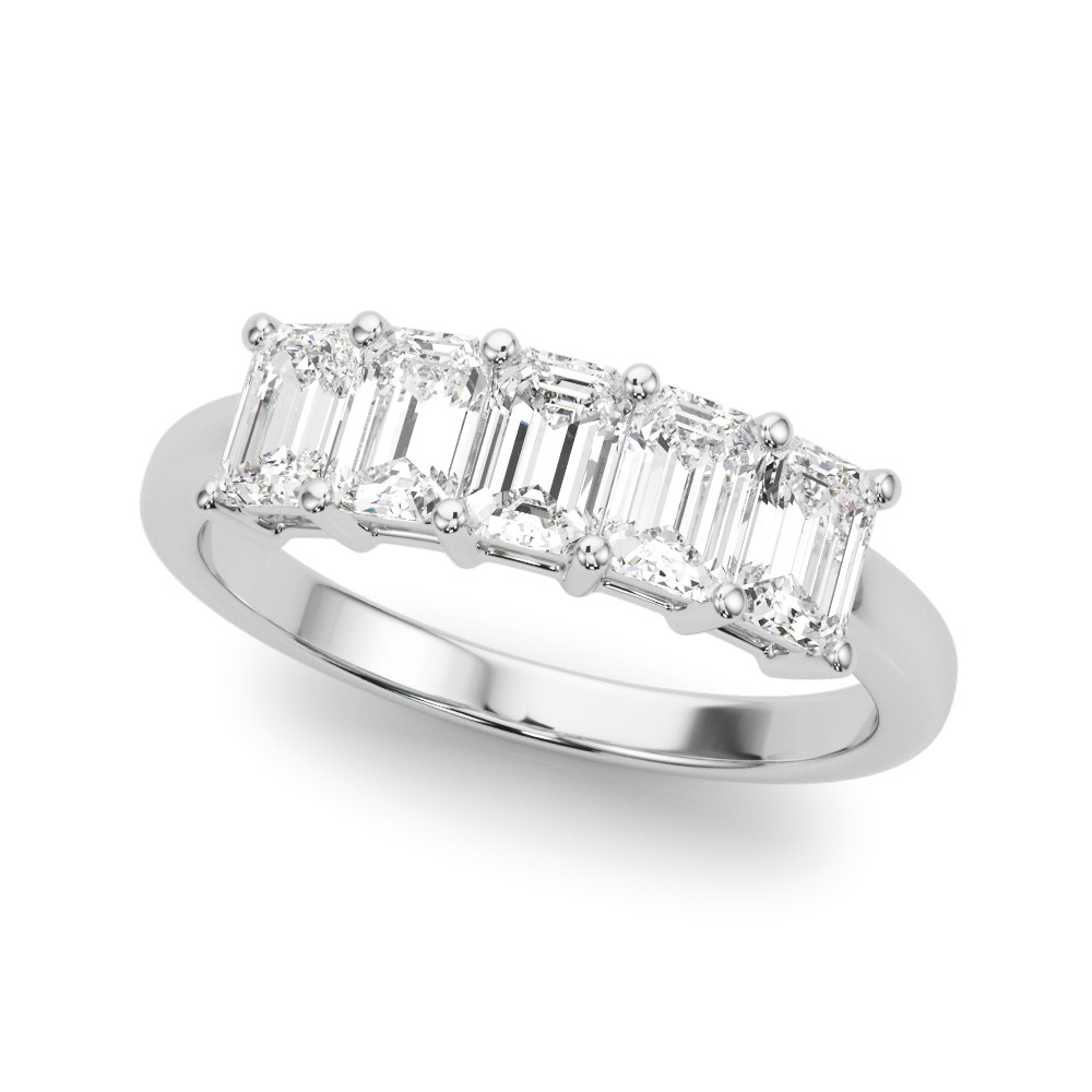 Aavya Lab Grown Prong 5 Stone Diamond Ring