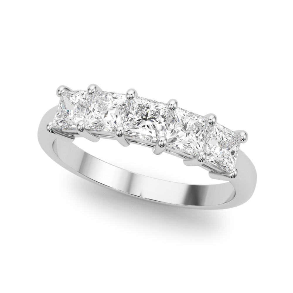 Aubrielle Lab Grown Prong 5 Stone Diamond Ring