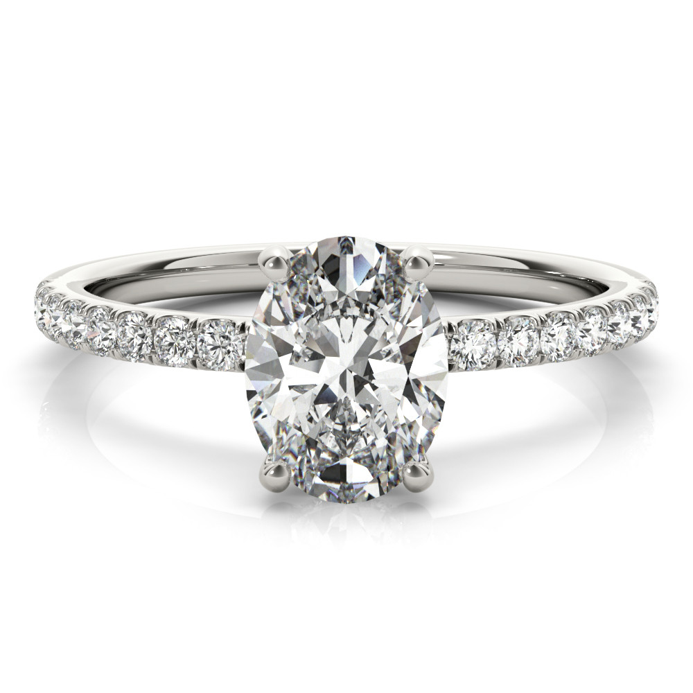 Jenny Lab Grown Halo Engagement Diamond Ring