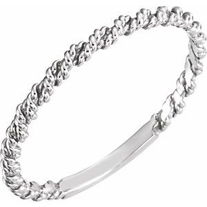Miriam White Gold Plain for Women Wedding Ring