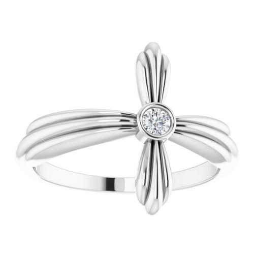 Maeven Natural Bezel Solitaire Diamond Ring