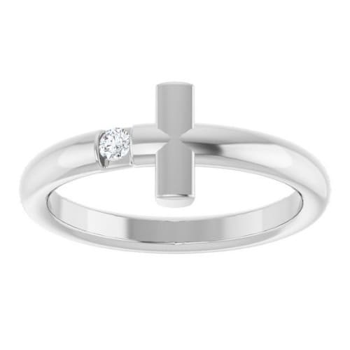 Makenzi Natural Bezel Solitaire Diamond Ring