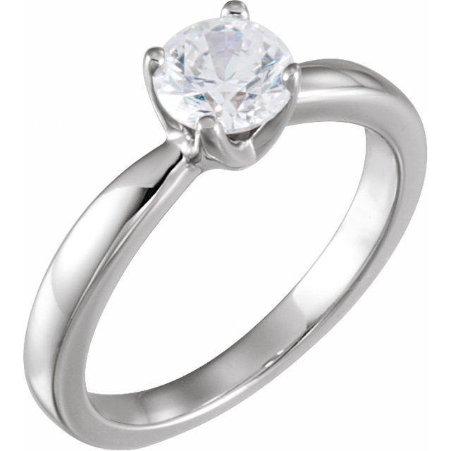 Maryanne Lab Grown Yellow Gold 4 Prong Solitaire Diamond Ring