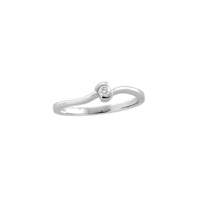 Malea Lab Grown Rose Gold Tension Solitaire Diamond Ring