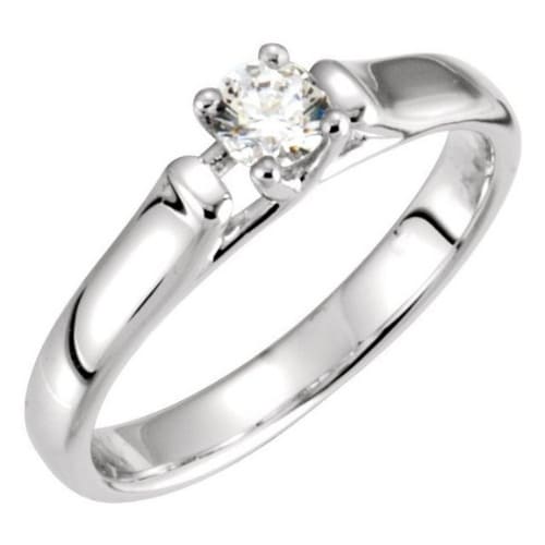 Mailyn Natural 4 Prong Solitaire Diamond Ring
