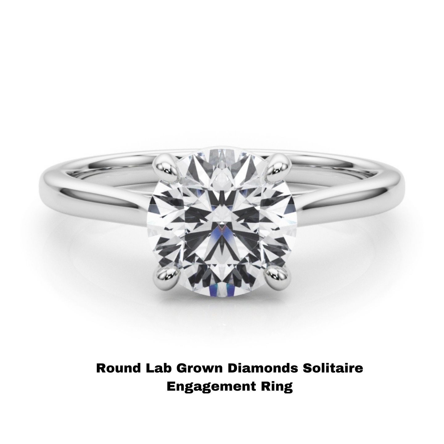 Cartier Lab Grown Diamond Prong Set Engagement Ring