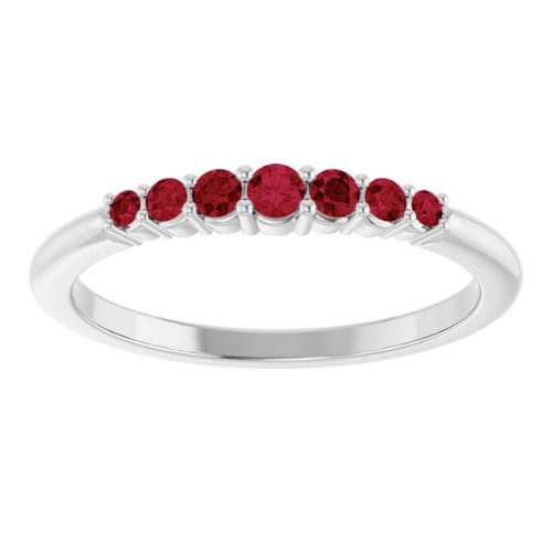 Deora Lab Grown Ruby 4 Prong 