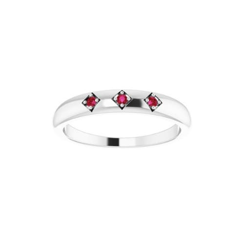 Dovey 0.10 Carat Lab Grown Ruby 4 Prong 