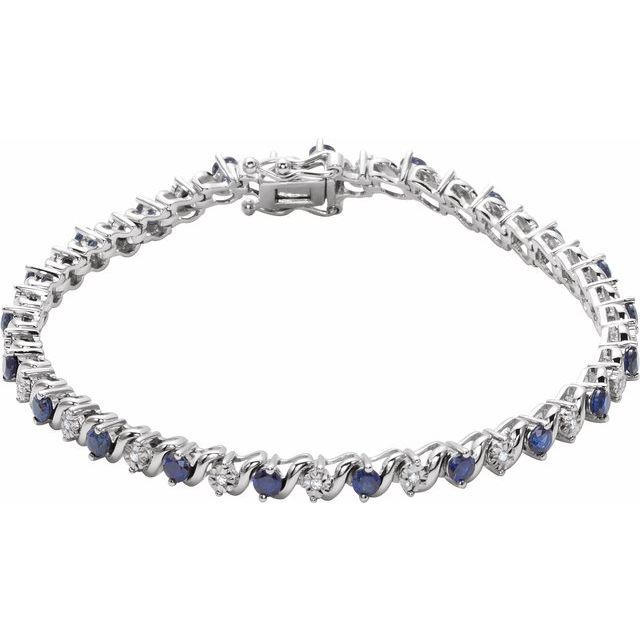 Botill Blue Sapphire Silver 