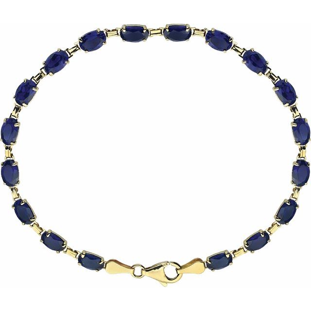 Tehreem Blue Sapphire  Bracelet