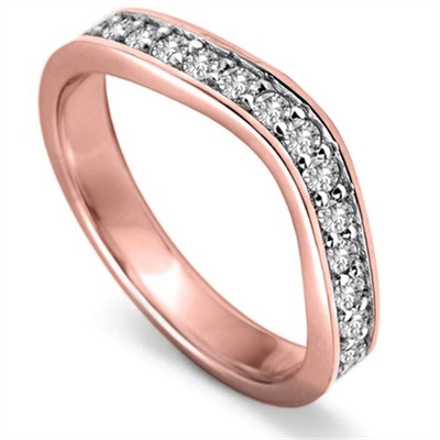 Astrid Lab Grown Rose Gold Diamond for Women Wedding Ring