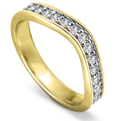 Astrid Lab Grown Yellow Gold Diamond for Women Wedding Ring