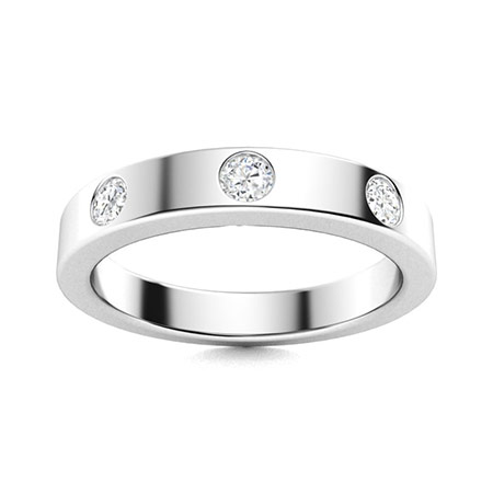 Alvyn Natural Diamond for Men Wedding Ring